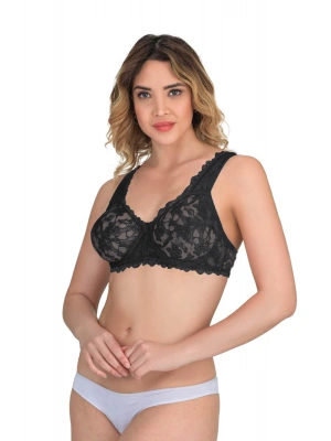 SİYAH MI Emay 178 B Balenli Dantelli Sütyen