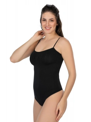 SİYAH MI Emay 1927 İp Askıllı Ripli String Body