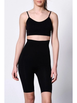 SİYAH MI Emay 2015 Yüksek Bel Double Uzun Paçalı Korse