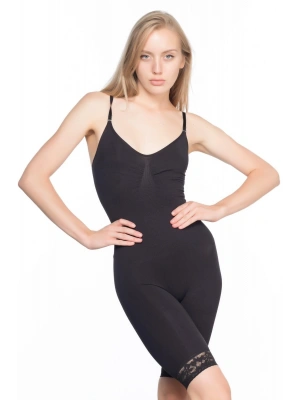 SİYAH MI Emay 2031 Paçalı Dantelli Boy Korse