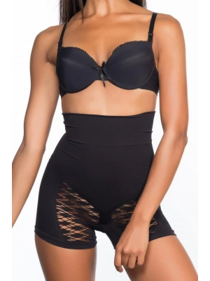SİYAH MI Emay 2064 Popo Açık Fantezi Boxer Korse