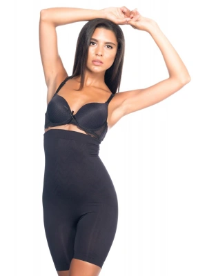 SİYAH MI Emay 2077 Yüksek Bel Desenli Paçalı Korse