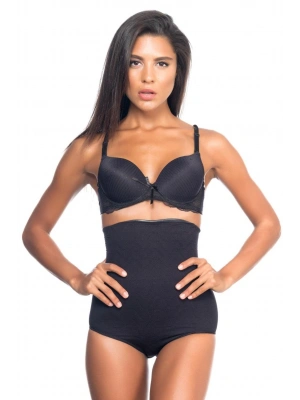 SİYAH MI Emay 2079 Yüksek Bel Desenli Double Slip Korse