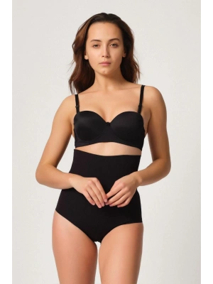 SİYAH MI Emay 2708 Lazer Yüksek Bel Kesim Slip Hayalet Korse