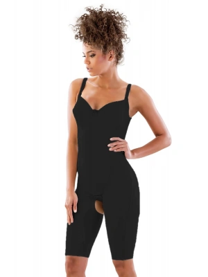 SİYAH MI Emay 2822 Balen Sütyenli Paçalı Boy Lazer Korse