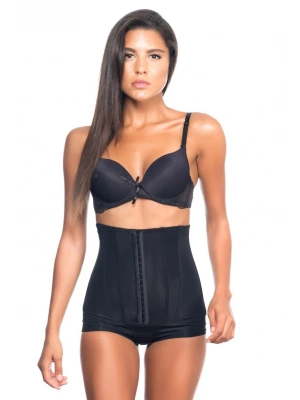 SİYAH MI Emay 2824 Yüksek Bel Balen Agraflı Slıp Lazer Korse