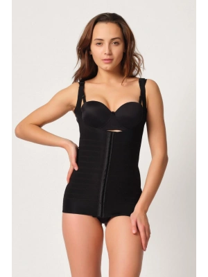 SİYAH MI Emay 2916 Karyoka Destekli Agraflı Atlet Korse