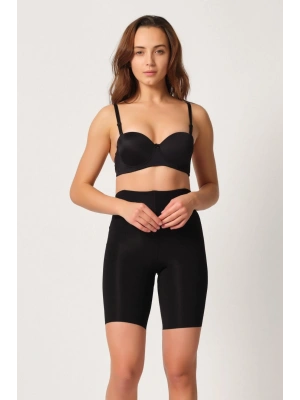 SİYAH MI Emay 2927 Bel Dekolteli Balenli Paçalı Lazer Korse