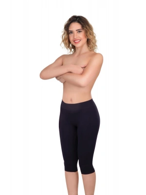 SİYAH MI Emay 3856 Soft Kapri Tayt