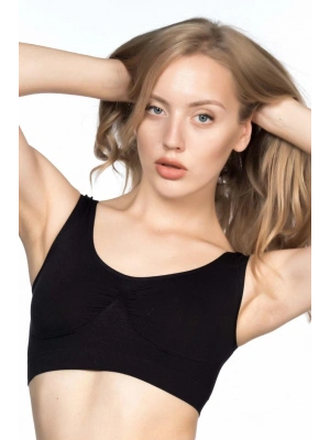 SİYAH MI Emay 4005 Soft Kalın Askı Büstiyer