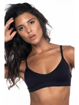 SİYAH MI Emay 4020 Pedli İnce Askılı Büstiyer