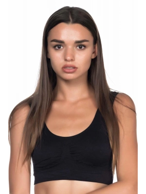 SİYAH MI Emay 4021 Pedli Kalın Askılı Büstiyer