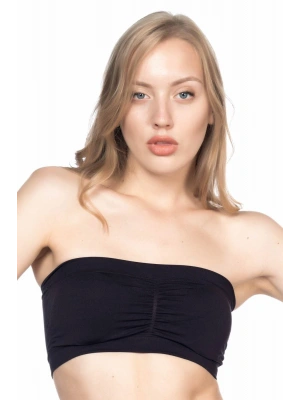 SİYAH MI Emay 4022 Pedli Straplez Korse