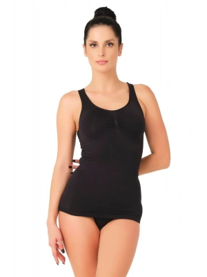 SİYAH MI Emay 5015 Kalın Askılı Atlet Korse