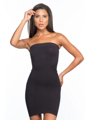 SİYAH MI Emay 5065 Straplez Elbise Korse