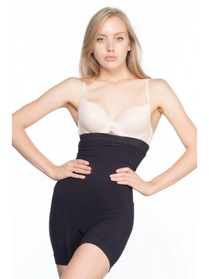 SİYAH MI Emay 7026  Yüksek Bel Paçalı Korse