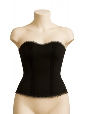 SİYAH MI Emay 9155 F Fırfırlı Terletici Büstiyer