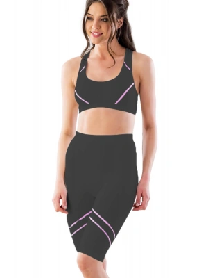 SİYAH-PEMBE MI Emay 3850 Soft Büstiyer Takım