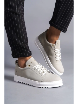 Slw152 Cool Bağcıklı Süet Erkek Günlük Spor Sbt - Gri Erkek Klasik Ayakkabı