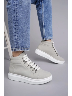 Slw206 Ottawa Bağcıklı Süet Erkek Günlük Spor Bt - Gri Erkek Bot