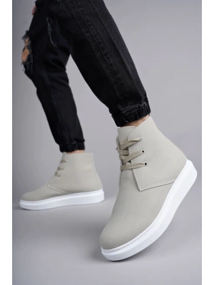 Slw207 Oslo Bağcıklı Süet Erkek Günlük Spor Bt - Gri Erkek Bot