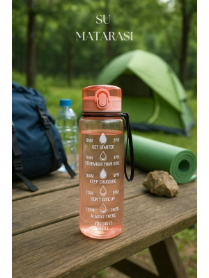 Suluk & Su Şişesi & Sporcu Matara Turuncu 1000 ml