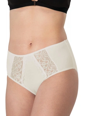 TEN MI Emay 1445 Modal Cotton Yüksekbel Dantelli Külot