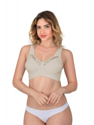 TEN MI Emay 181 C Dantelli Toparlayıcı Cotton Sütyen