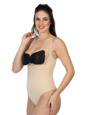 TEN MI Emay 2076 Göğüsü Açık String Body Korse