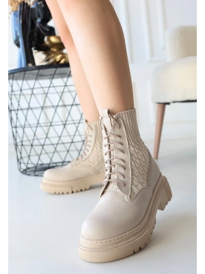 Utag Bej Cilt Bağcıklı Kadın Bot