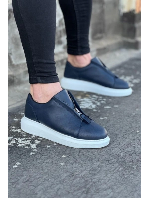 Wagoon Wg010 Lacivert Cilt Erkek Casual Ayakkabı Erkek Günlük Ayakkabı