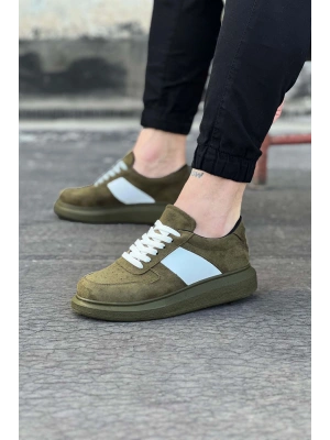 Wagoon WG011 Haki Süet Erkek Casual Ayakkabı
