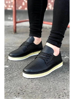 Wagoon Wg013 Siyah Erkek Ayakkabı Erkek Günlük Ayakkabı