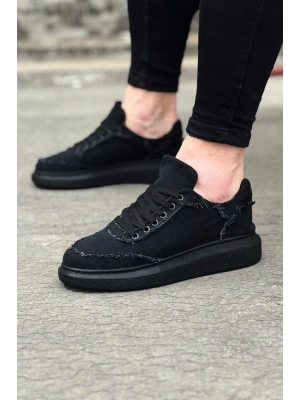 Wagoon WG018 Kömür Kot Kumaş Erkek Casual Ayakkabı