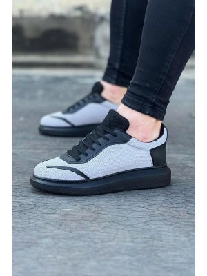 Wagoon WG019 Gri Siyah Triko Erkek Casual Ayakkabı