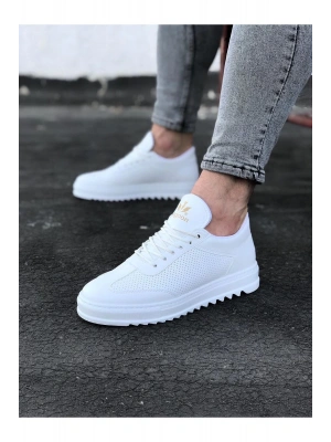 Wagoon Wg022 Beyaz Erkek Casual Ayakkabı Erkek Günlük Ayakkabı