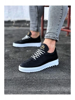 Wagoon Wg022 Siyah Erkek Casual Ayakkabı Erkek Günlük Ayakkabı