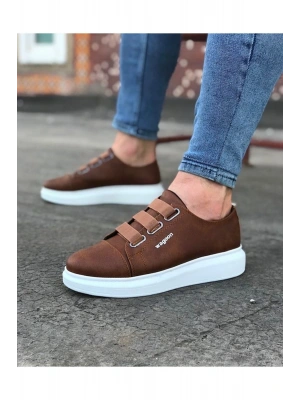 Wagoon Wg026 Taba Kalın Taban Casual Erkek Ayakkabı Erkek Günlük Ayakkabı