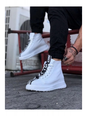 Wagoon Wg03 Beyaz Erkek Yarım Bilek Erkek Bot