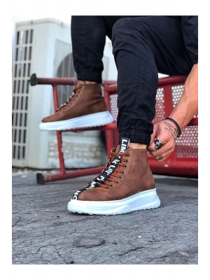 Wagoon Wg03 Taba Casual Erkek Yarım Bilek Bot Erkek Günlük Ayakkabı