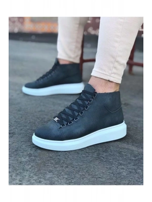 Wagoon Wg032 Gri Bağcıklı Sneakers Yarım Bilek Erkek Bot