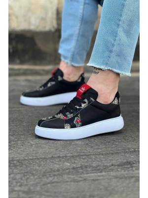 Wagoon WG040 Siyah Kurukafa Erkek Casual Ayakkabı