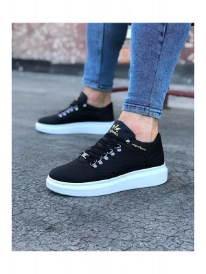 Wagoon Wg047 Siyah Erkek Casual Ayakkabı Erkek Günlük Ayakkabı