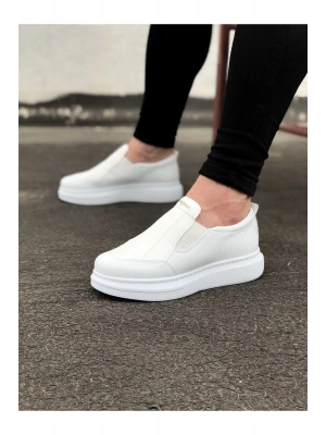 Wagoon Wg049 Beyaz Düz Casual Erkek Ayakkabı Erkek Günlük Ayakkabı