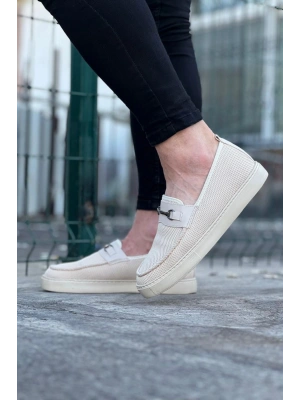 Wagoon WG060 Bej Triko Babet Erkek Casual Ayakkabı