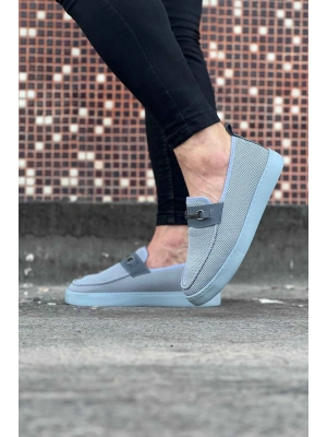 Wagoon WG060 Gri Triko Babet Erkek Casual Ayakkabı