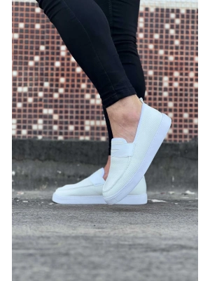 Wagoon WG061 Beyaz Triko Babet Erkek Casual Ayakkabı