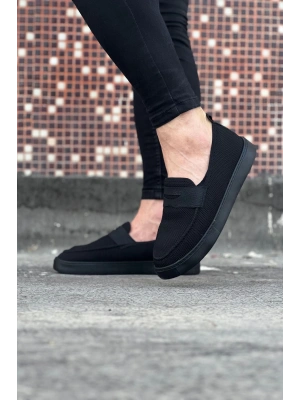 Wagoon Wg061 Kömür Triko Babet Erkek Casual Ayakkabı Erkek Günlük Ayakkabı