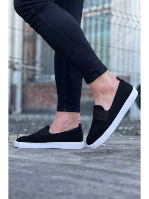 Wagoon WG061 Siyah Triko Babet Erkek Casual Ayakkabı