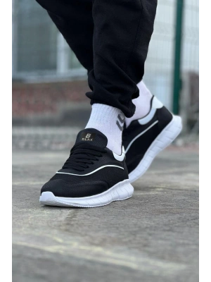 Wagoon WG062 Siyah Beyaz Triko Erkek Spor Ayakkabı